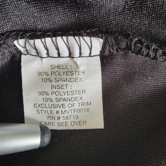 Black Velvet Red Sequin Top Sz S Christmas Holidays Sparkle Whimsygoth Notations - Picture 9 of 10